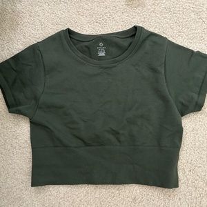 Offline by Aerie, Army Green Shirt, Size Medium